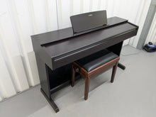 Load image into Gallery viewer, Yamaha Arius YDP-143 Digital Piano and stool dark rosewood finish stock #24639
