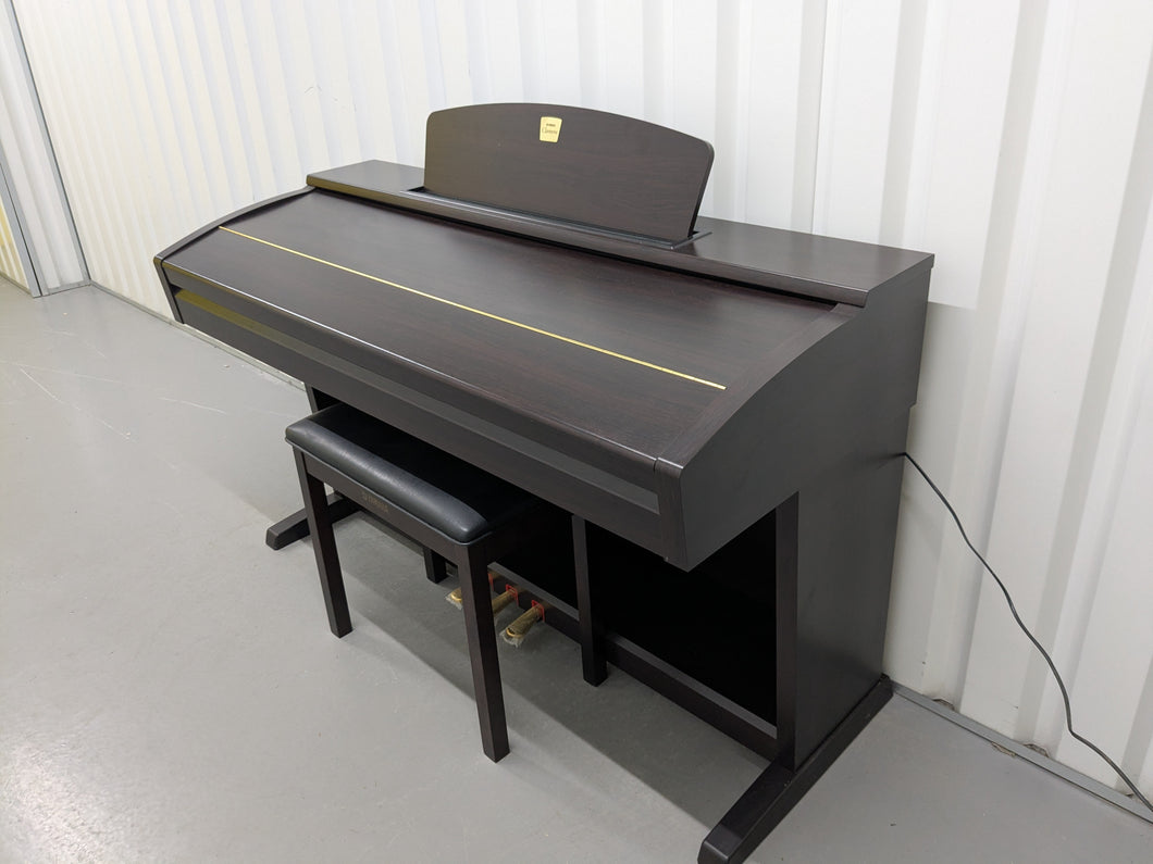 Yamaha Clavinova CVP-303 Digital Piano arranger + stool in dark rosewood stock #24650