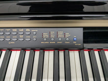 Load image into Gallery viewer, Yamaha Clavinova CLP-240PE Digital Piano polished GLOSSY BLACK stock # 25019
