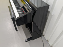 Load image into Gallery viewer, Yamaha Clavinova CLP-240PE Digital Piano polished GLOSSY BLACK stock # 25019
