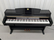 Load image into Gallery viewer, Yamaha Clavinova CLP-240PE Digital Piano polished GLOSSY BLACK stock # 25019
