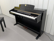 Load image into Gallery viewer, Yamaha Clavinova CLP-240PE Digital Piano polished GLOSSY BLACK stock # 25019
