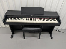 Load image into Gallery viewer, Roland RP102 digital piano and stool in satin black finish stock number 25008
