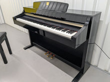 Load image into Gallery viewer, Yamaha Clavinova CLP-340PE glossy black polished ebony Piano stock #25011
