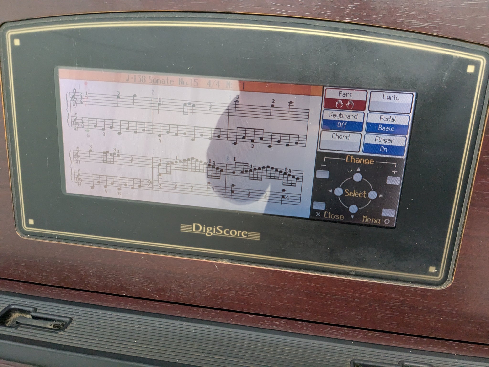 Roland HPi-7 Digital Interactive Piano with LCD screen built in