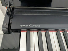 Load image into Gallery viewer, YAMAHA Clavinova MODUS CLP-F01 in Polished Ebony+Orange with stool stock #25039
