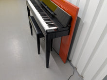 Load image into Gallery viewer, YAMAHA Clavinova MODUS CLP-F01 in Polished Ebony+Orange with stool stock #25039

