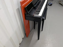 Load image into Gallery viewer, YAMAHA Clavinova MODUS CLP-F01 in Polished Ebony+Orange with stool stock #25039
