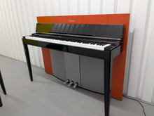 Load image into Gallery viewer, YAMAHA Clavinova MODUS CLP-F01 in Polished Ebony+Orange with stool stock #25039
