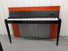 Load image into Gallery viewer, YAMAHA Clavinova MODUS CLP-F01 in Polished Ebony+Orange with stool stock #25039
