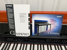Load image into Gallery viewer, YAMAHA Clavinova MODUS CLP-F01 in Polished Ebony+Orange with stool stock #25039
