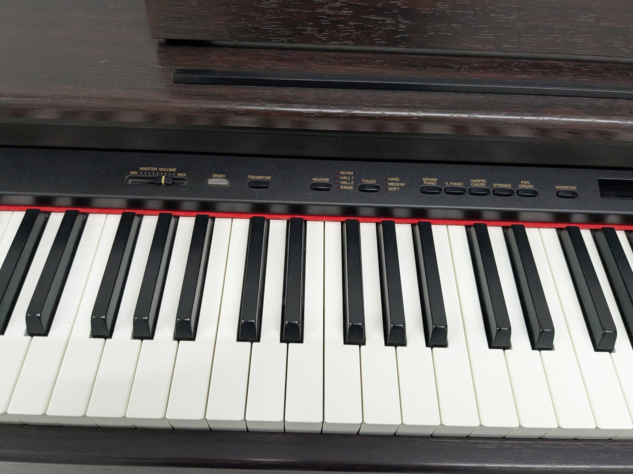 Yamaha Arius YDP-121 Digital Piano and stool in dark rosewood