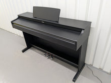 Load image into Gallery viewer, Yamaha Arius YDP-163 Digital Piano and stool in satin black clavinova keyboard stock # 25043
