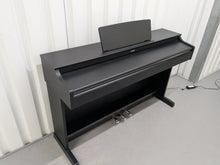 Load image into Gallery viewer, Yamaha Arius YDP-163 Digital Piano and stool in satin black clavinova keyboard stock # 25043
