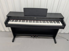 Load image into Gallery viewer, Yamaha Arius YDP-163 Digital Piano and stool in satin black clavinova keyboard stock # 25043
