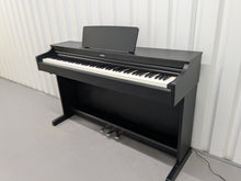 Load image into Gallery viewer, Yamaha Arius YDP-163 Digital Piano and stool in satin black clavinova keyboard stock # 25043
