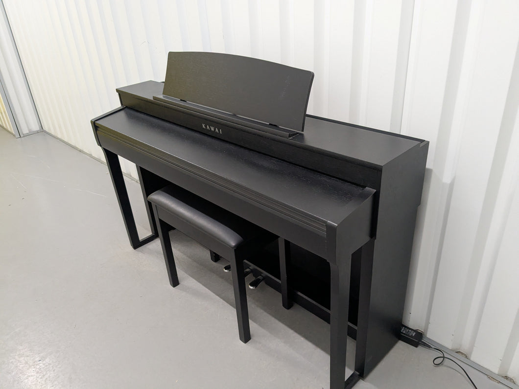 Kawai CN39 digital piano and stool in satin black finish stock number 25048