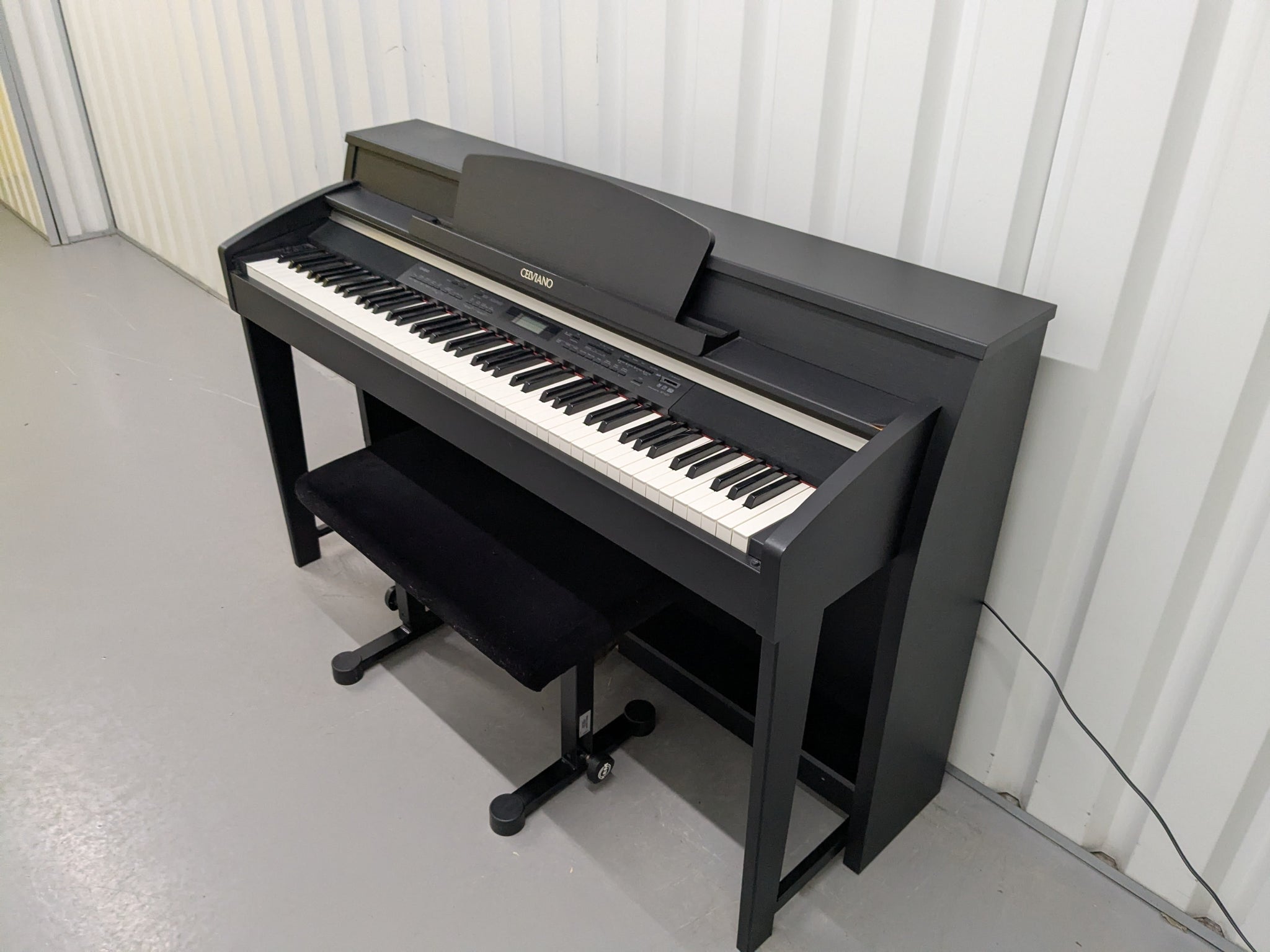Casio Celviano AP-620 Digital Piano and stool in satin black, 128 