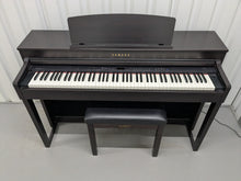 Load image into Gallery viewer, Yamaha Clavinova CLP-470 in dark rosewood with wooden keys action + stool #25049
