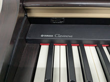 Load image into Gallery viewer, Yamaha Clavinova CLP-340 Digital Piano and stool in dark rosewood stock # 25081
