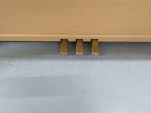 Load image into Gallery viewer, Roland HP201 digital piano and stool in light oak finish stock number 25085
