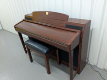 Load image into Gallery viewer, YAMAHA CLAVINOVA CLP-270 DIGITAL PIANO AND STOOL IN MAHOGANY FINISH stock #25096
