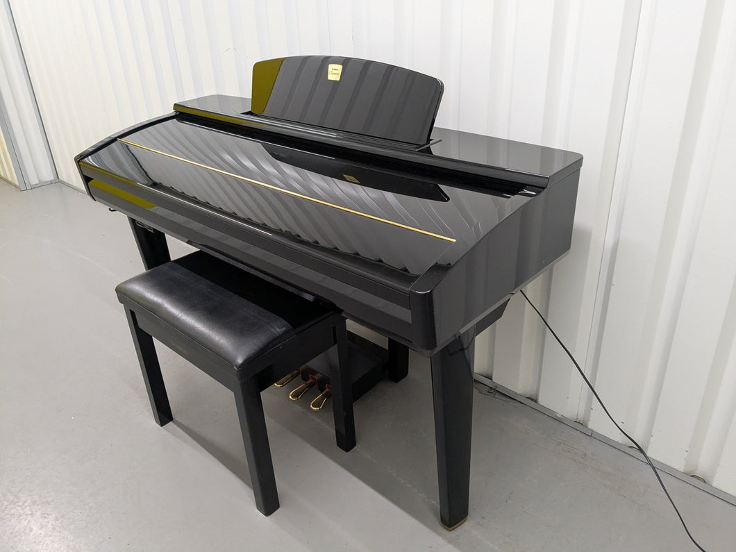YAMAHA CLAVINOVA CVP-309PE DIGITAL PIANO + STOOL IN GLOSSY BLACK stock 25112