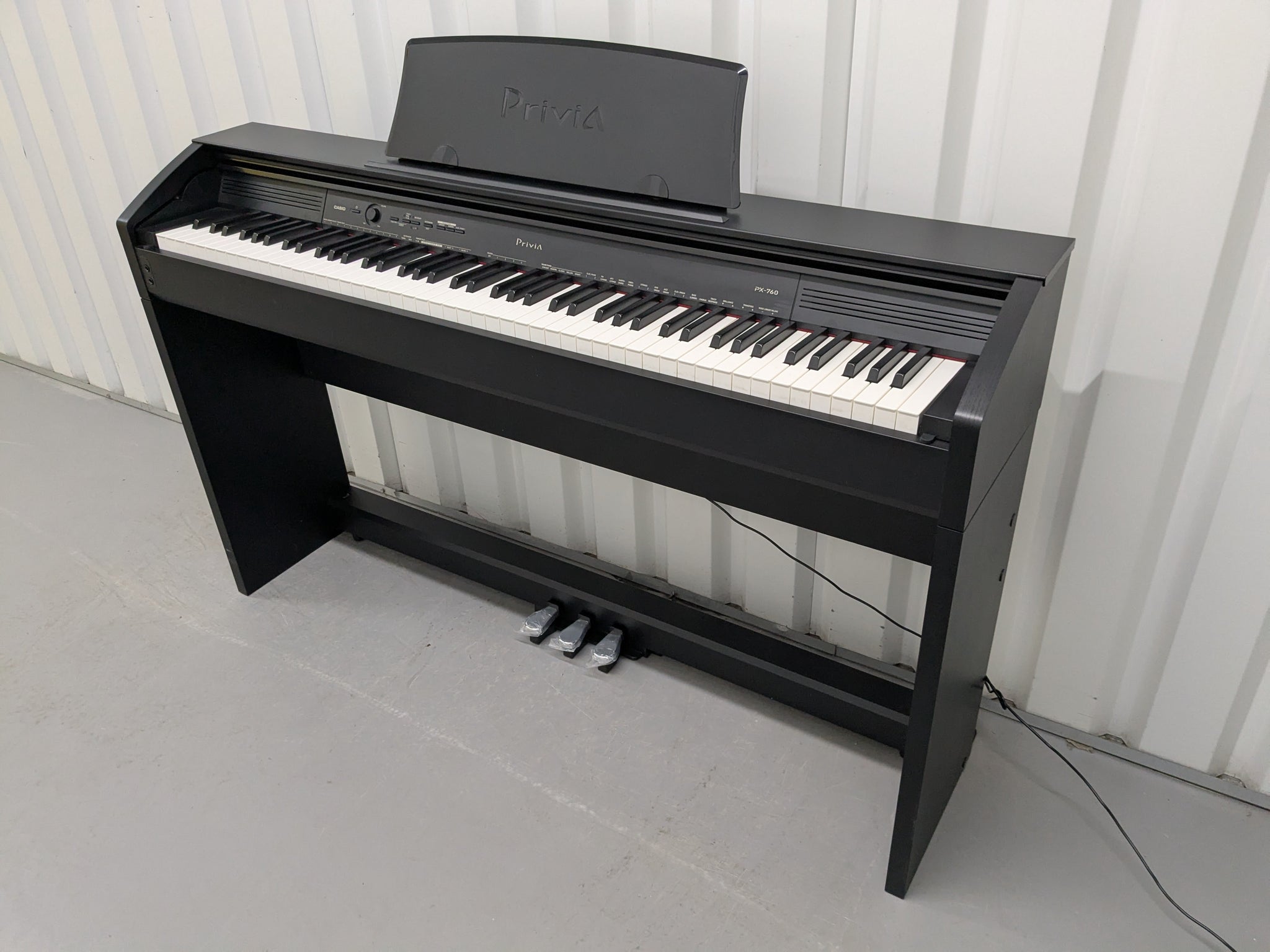 CASIO PX-760 ブラック デジタルピアノ PX-760 | Privia | Electronic Musical Instruments | CASIO