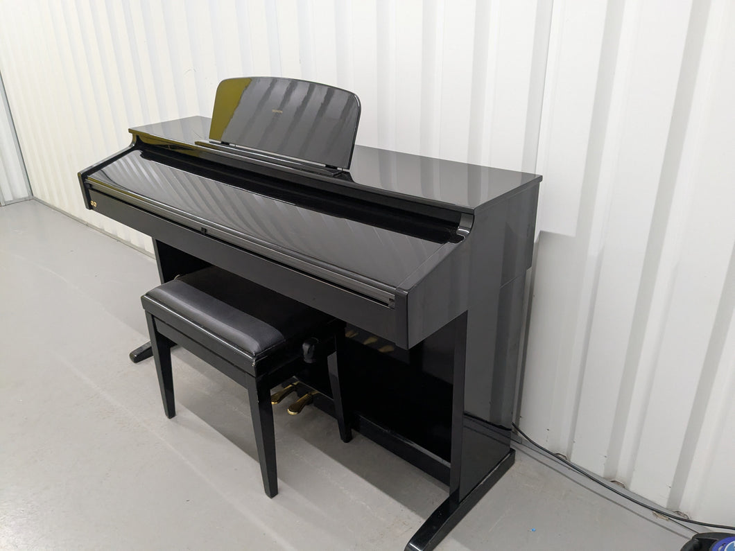 Diginova Concerto VII digital piano in High polished Glossy Black stock #25123