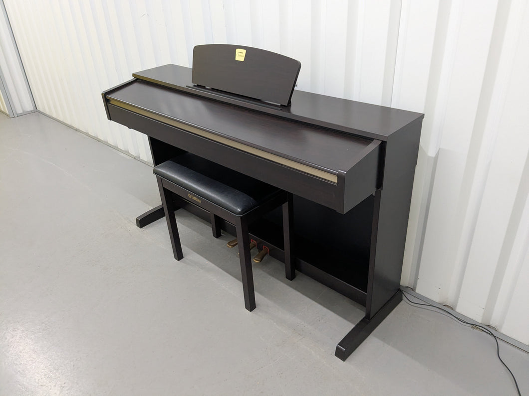 Yamaha Clavinova CLP-320 Digital Piano and stool in dark rosewood stock #25125