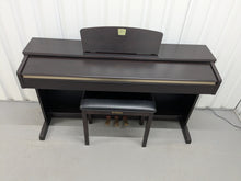 Load image into Gallery viewer, Yamaha Clavinova CLP-320 Digital Piano and stool in dark rosewood stock #25125
