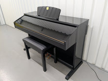 Load image into Gallery viewer, Yamaha Clavinova CVP-501 Digital Piano / arranger in glossy black. stock # 25121
