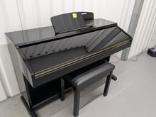 Load image into Gallery viewer, Yamaha Clavinova CVP-501 Digital Piano / arranger in glossy black. stock # 25121

