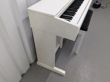 Load image into Gallery viewer, Yamaha Arius YDP-143 Digital Piano and stool in satin white finish stock #25428
