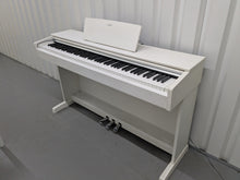 Load image into Gallery viewer, Yamaha Arius YDP-143 Digital Piano and stool in satin white finish stock #25428
