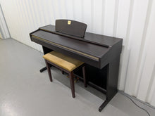 Load image into Gallery viewer, Yamaha Clavinova CLP-115 Digital Piano and stool in rosewood stock number 25138
