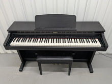 Load image into Gallery viewer, Technics SX-PX224 Digital Piano and stool in satin black weighted keys stock # 25119
