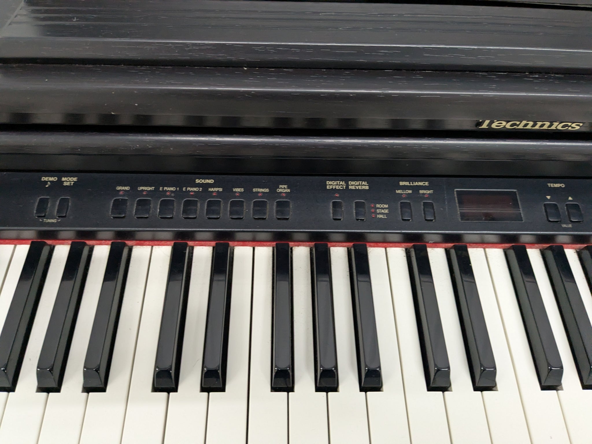 Technics SX-PX224 Digital Piano and stool in satin black weighted 