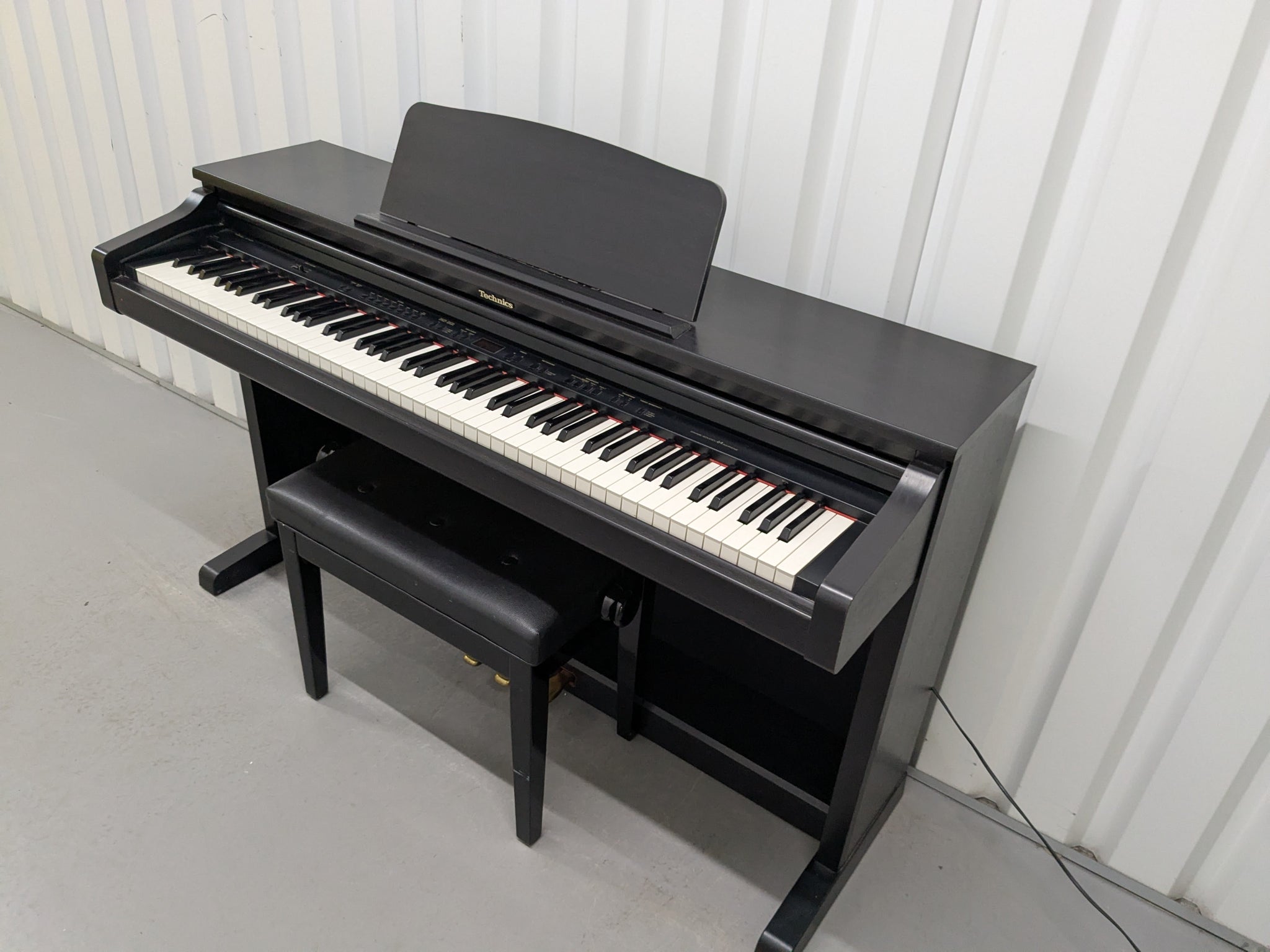 Technics SX-PX224 Digital Piano and stool in satin black weighted 