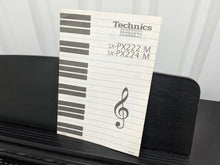Load image into Gallery viewer, Technics SX-PX224 Digital Piano and stool in satin black weighted keys stock # 25119
