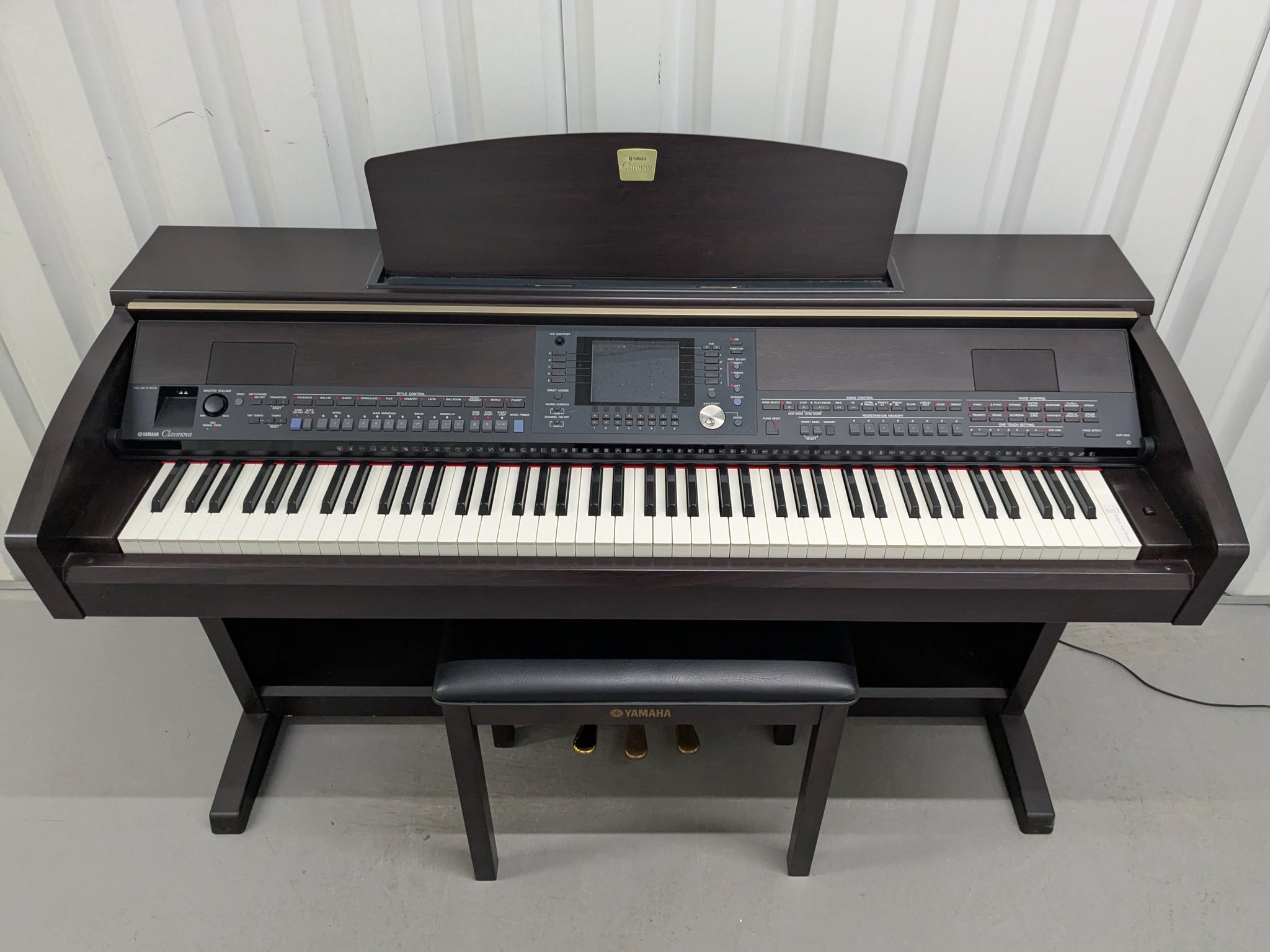 YAMAHA CLAVINOVA CVP-503 DIGITAL PIANO IN DARK ROSEWOOD stock