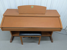 Load image into Gallery viewer, Yamaha Clavinova CVP-301 Digital Piano / arranger and stool cherry wood stock #25158
