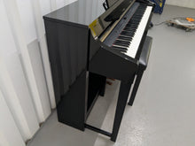 Load image into Gallery viewer, YAMAHA CLAVINOVA CLP-370PE DIGITAL PIANO + STOOL IN GLOSSY BLACK stock nr 25171
