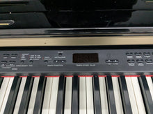 Load image into Gallery viewer, YAMAHA CLAVINOVA CLP-370PE DIGITAL PIANO + STOOL IN GLOSSY BLACK stock nr 25171
