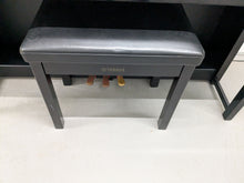 Load image into Gallery viewer, YAMAHA CLAVINOVA CLP-370PE DIGITAL PIANO + STOOL IN GLOSSY BLACK stock nr 25171
