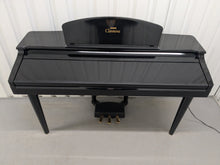 Load image into Gallery viewer, Yamaha Clavinova CVP-109PE Digital Piano in glossy polished black stock # 25174
