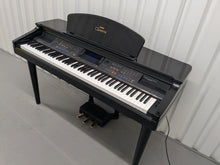 Load image into Gallery viewer, Yamaha Clavinova CVP-109PE Digital Piano in glossy polished black stock # 25174

