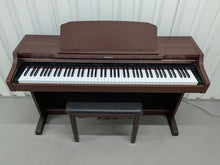 Load image into Gallery viewer, TECHNICS SX-PX552 DIGITAL PIANO AND STOOL IN MAHOGANY stock number 25212
