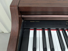 Load image into Gallery viewer, TECHNICS SX-PX552 DIGITAL PIANO AND STOOL IN MAHOGANY stock number 25212
