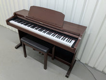 Load image into Gallery viewer, TECHNICS SX-PX552 DIGITAL PIANO AND STOOL IN MAHOGANY stock number 25212
